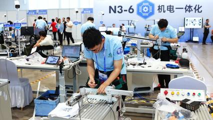 毫厘之間展技藝，智能工廠進賽場——106個賽項亮相第二屆山東省職業技能大賽網絡技術開發